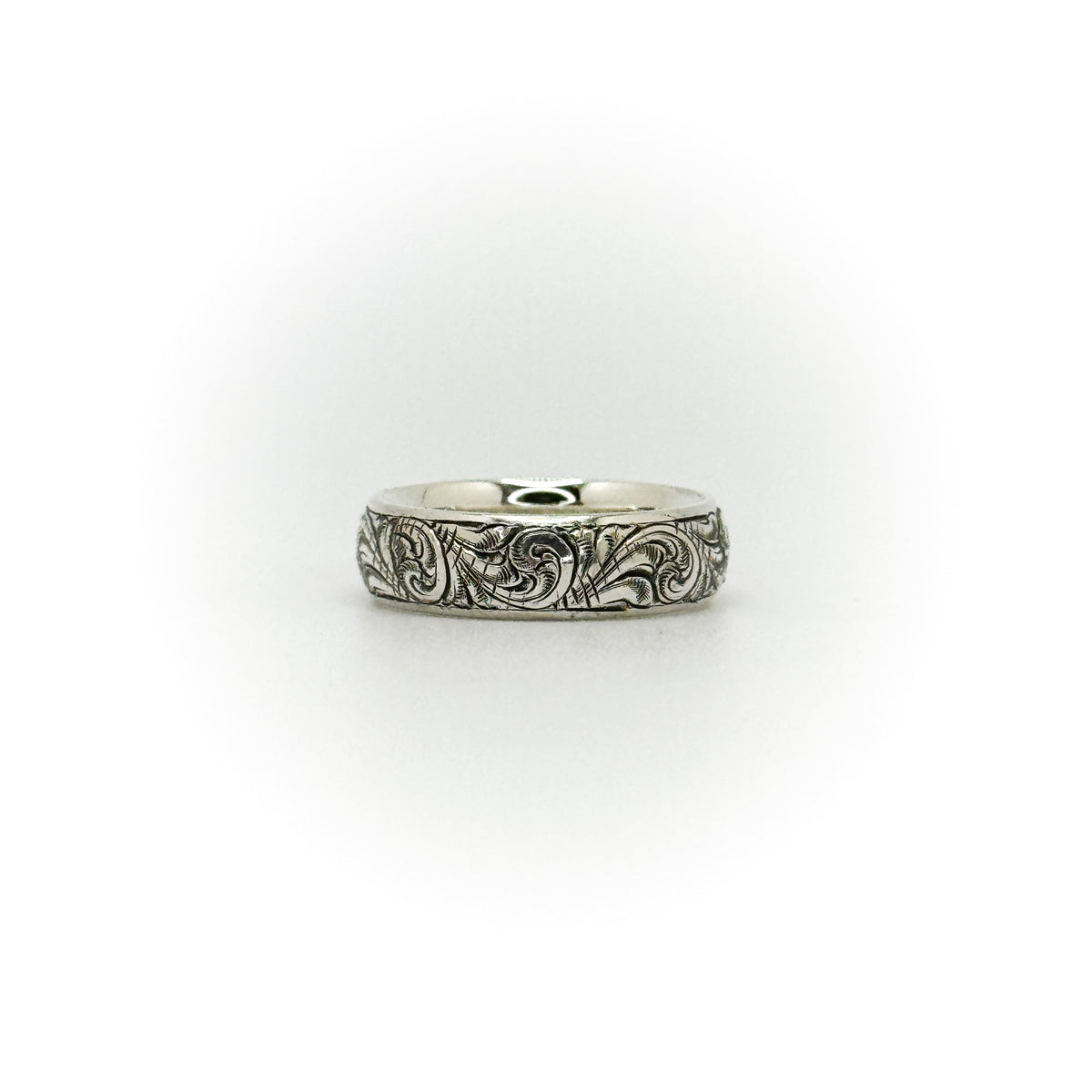 Size 7 Engraved Wedding Band