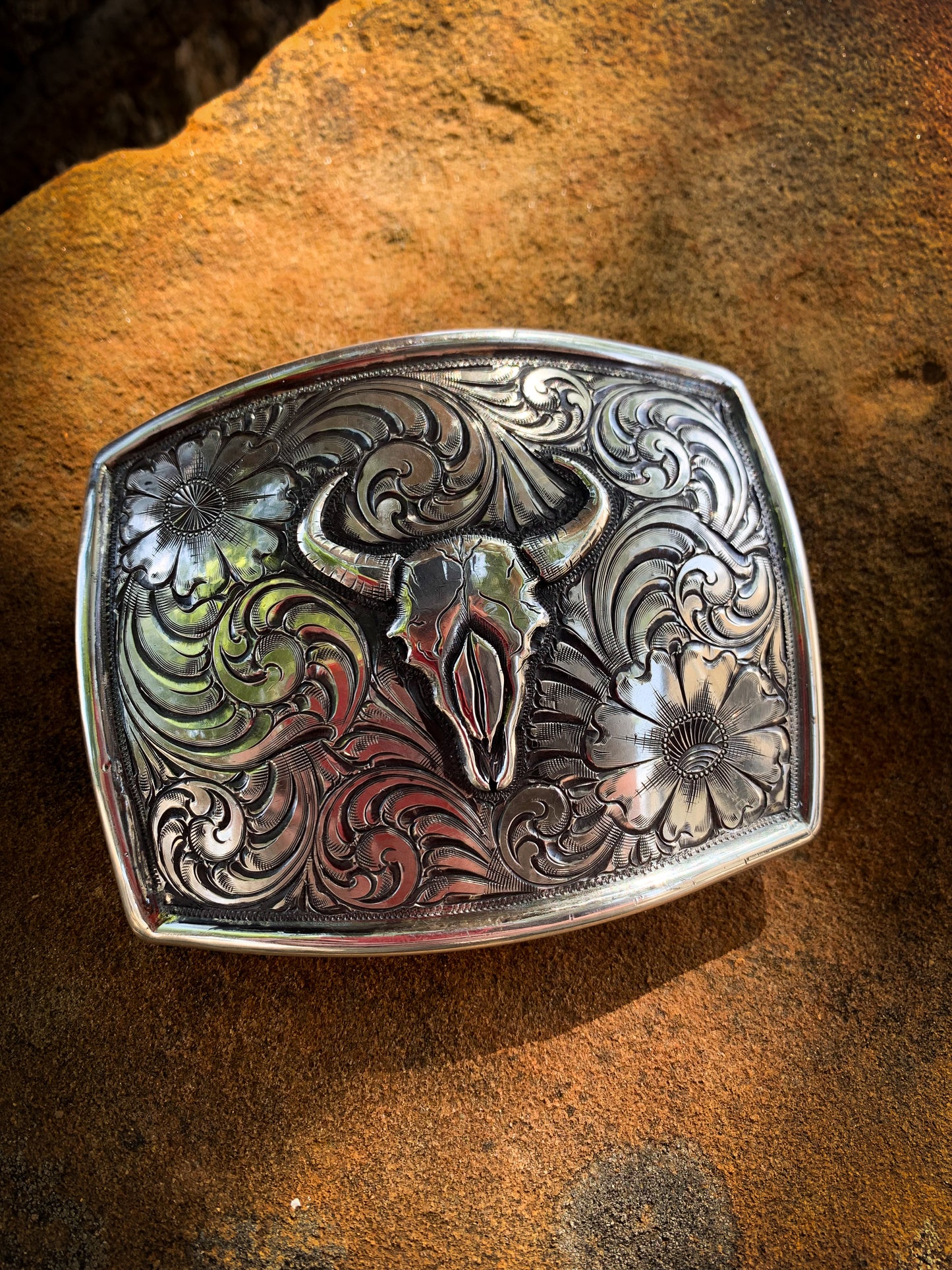 Buffalo Skull Buckle