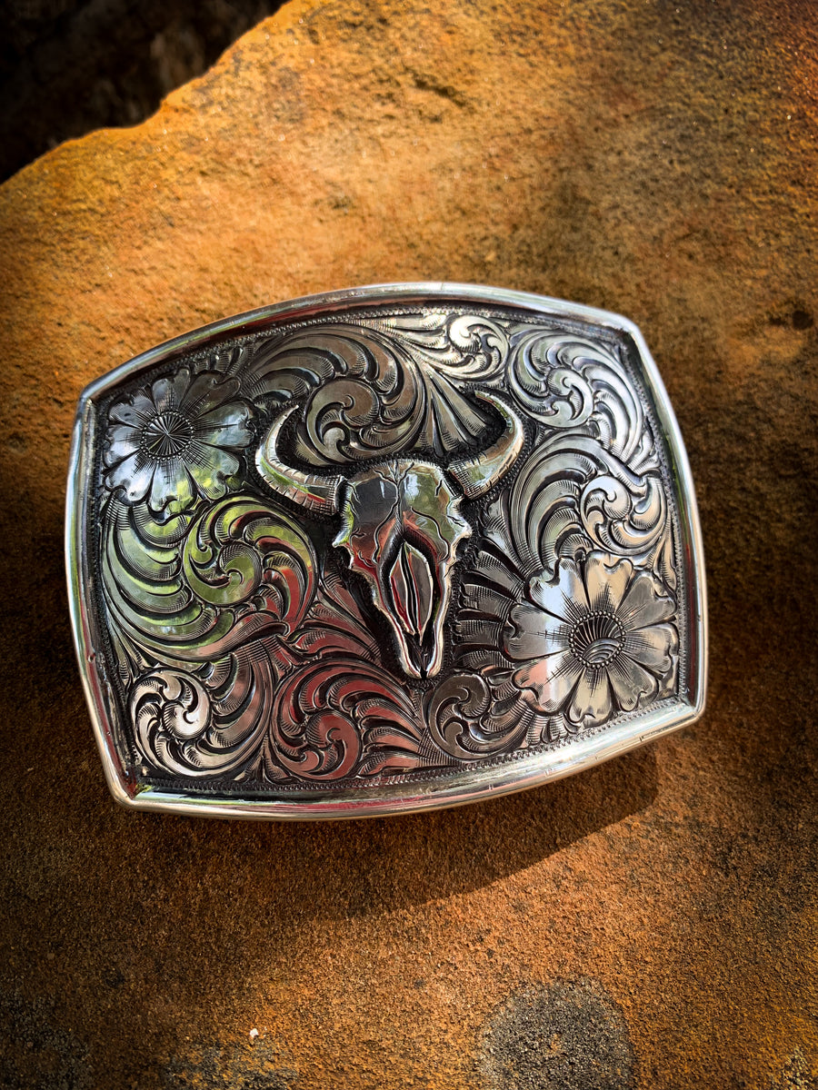 Buffalo Skull Buckle