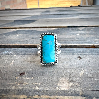 Size 7.5 Turquoise Ring