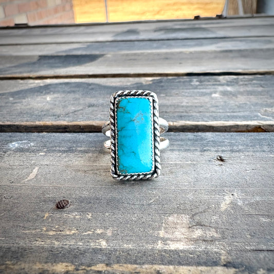 Size 7.5 Turquoise Ring