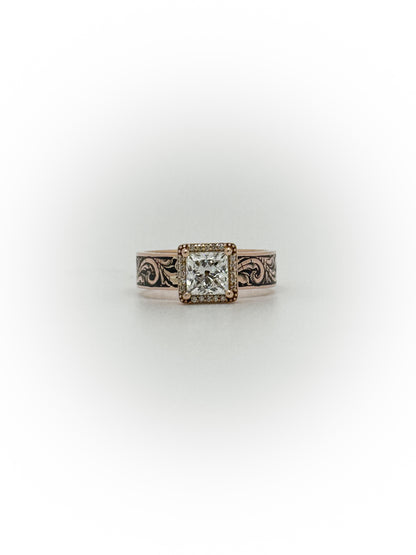 Size 6.5 Halo Engagement Ring