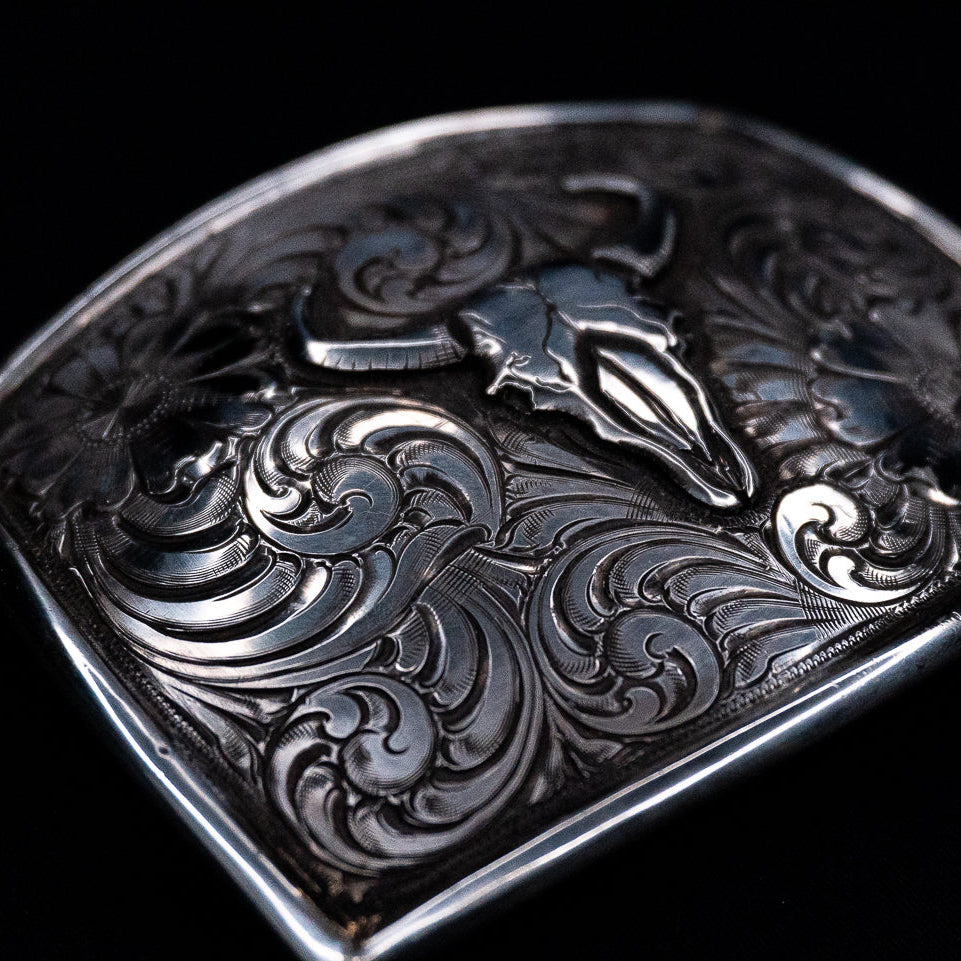 Buffalo Skull Buckle