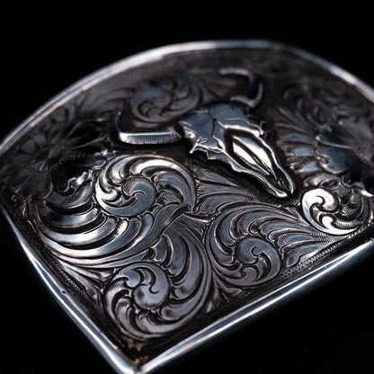 Buffalo Skull Buckle