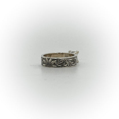 Size 5 Princess Cut Engagement Ring