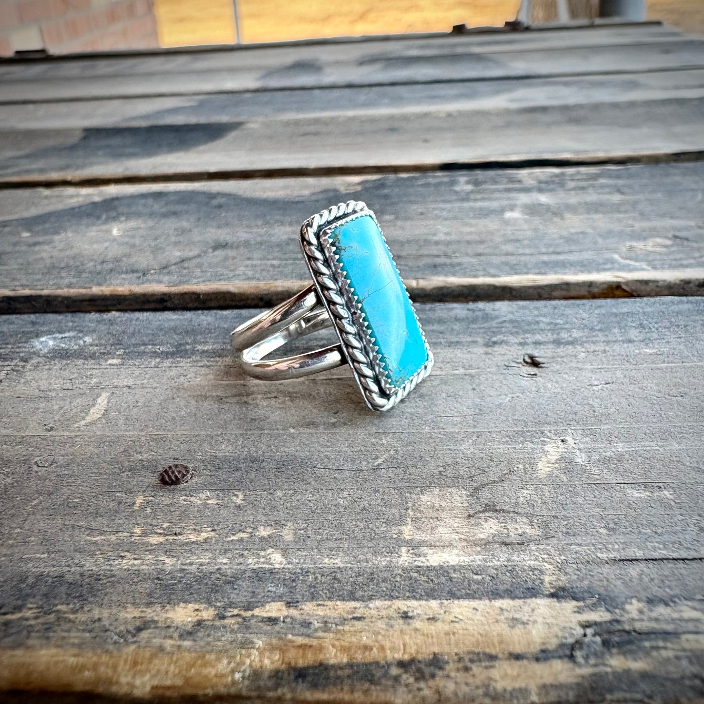 Size 7.5 Turquoise Ring