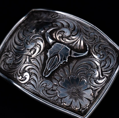 Buffalo Skull Buckle