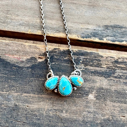 Kingman Cluster Necklace