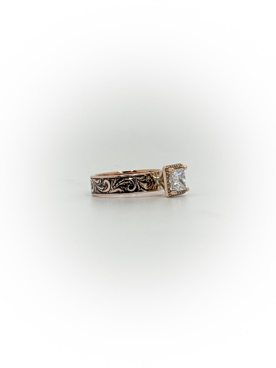 Size 6.5 Halo Engagement Ring