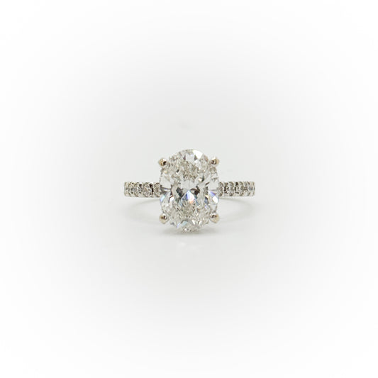 Size 6.5  Oval Engagement Ring