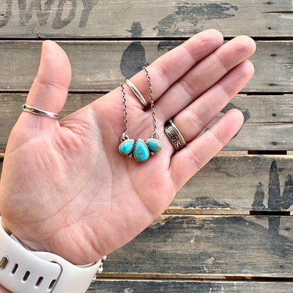 Kingman Cluster Necklace