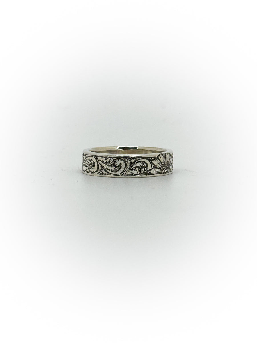 Size 7 Women’s Engraved Band