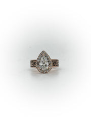 Engraved Solitaire Engagement Ring (Custom Order Spot)
