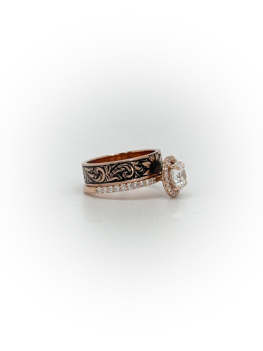 Traditional Halo Engagement Ring ( Custom Order Spot)