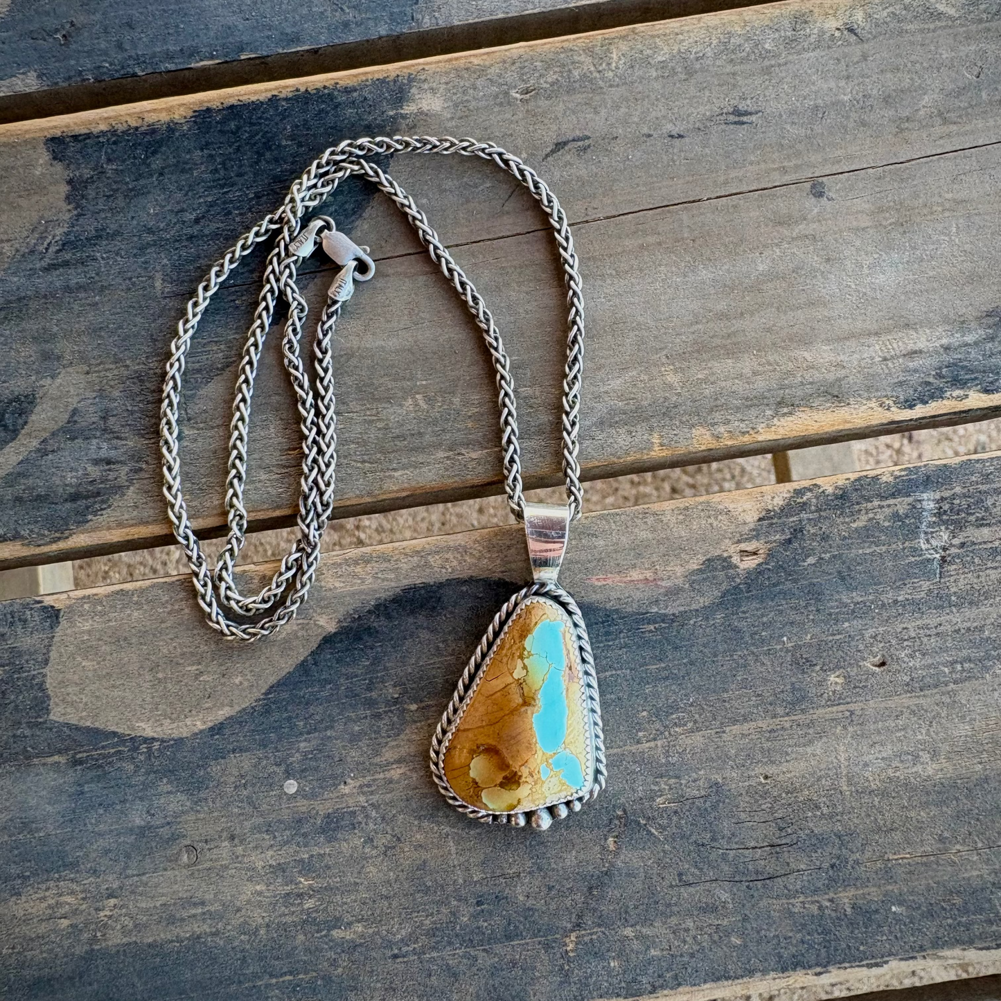 Royston Ribbon Turquoise Pendant