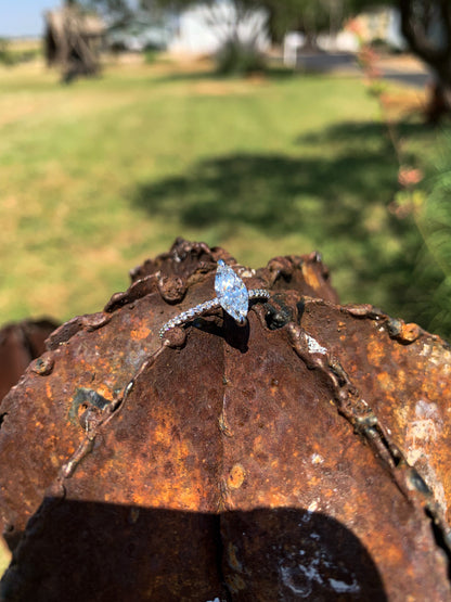 Women's Traditional Accented Engagement Ring (Custom Order)