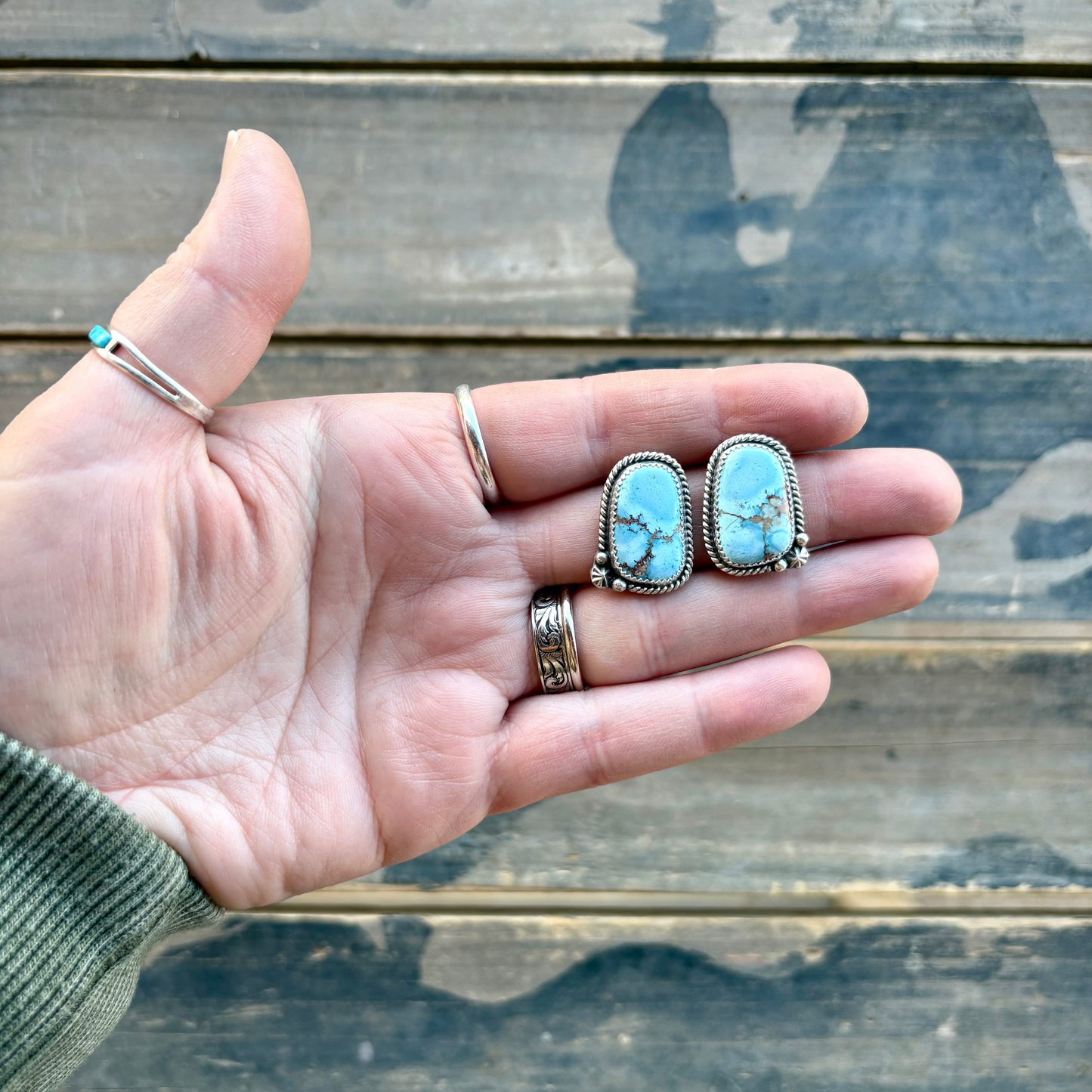 Golden Hills Turquoise Earrings