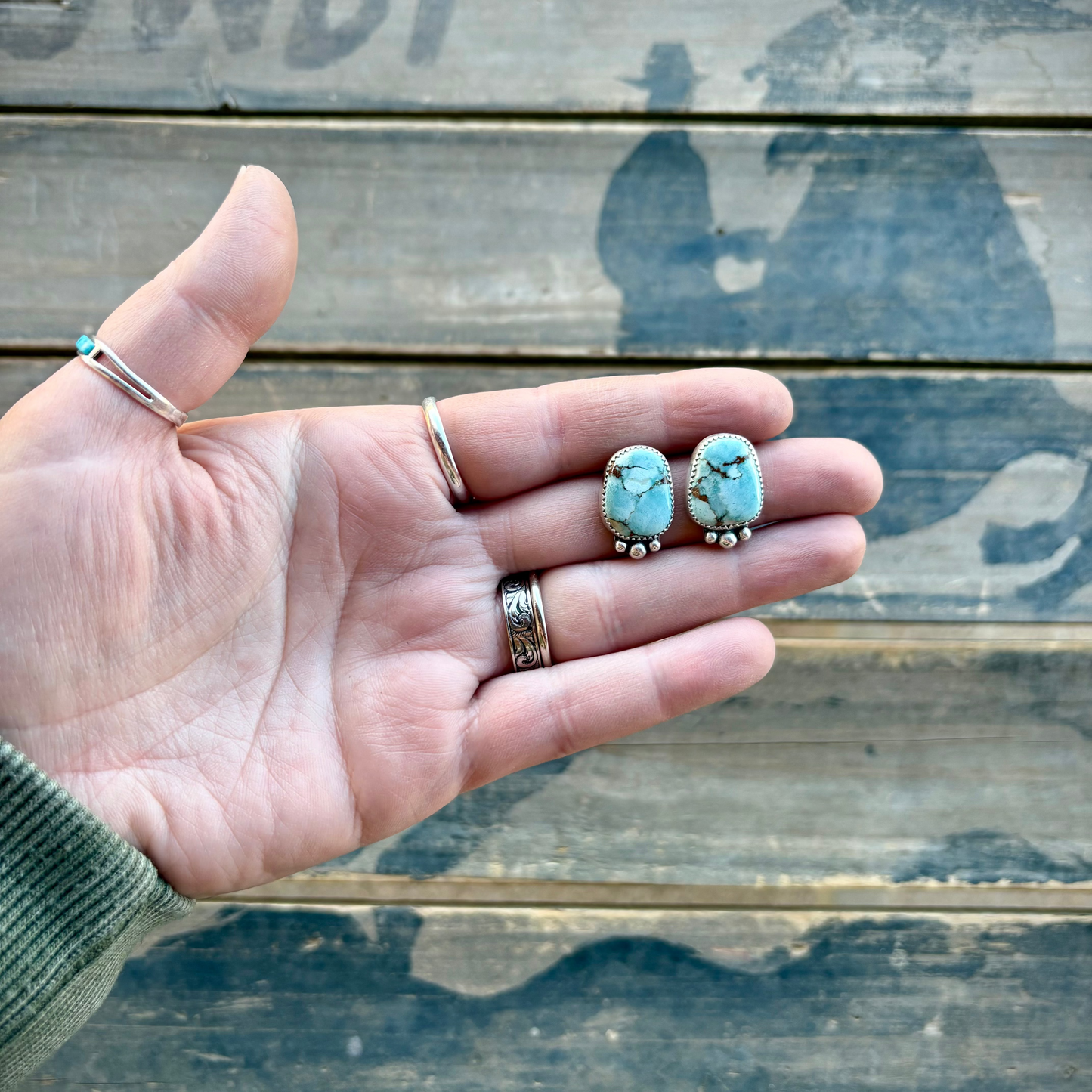 Golden Hills Turquoise Earrings