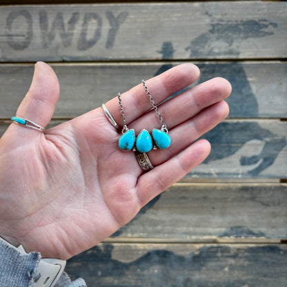 Sierra Bella Turquoise Cluster Necklace