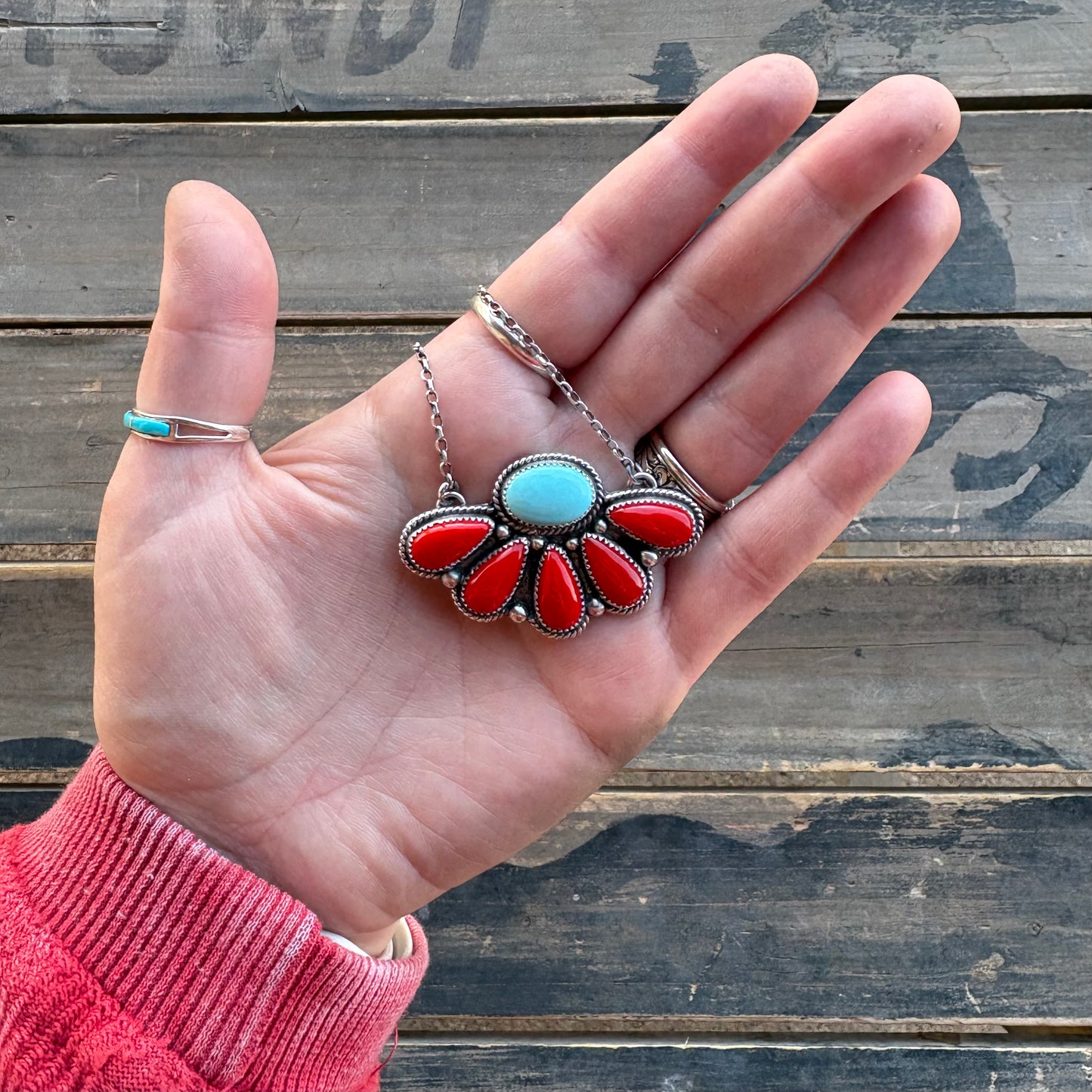 Flower Cluster Necklace