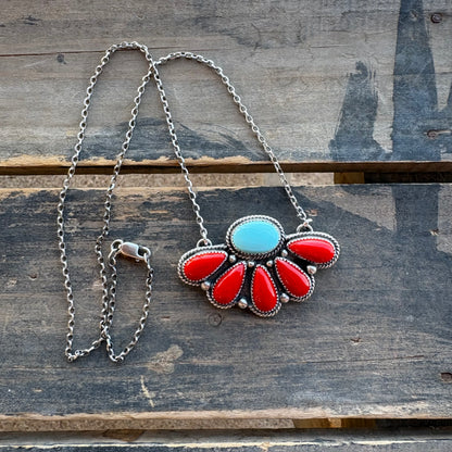 Flower Cluster Necklace