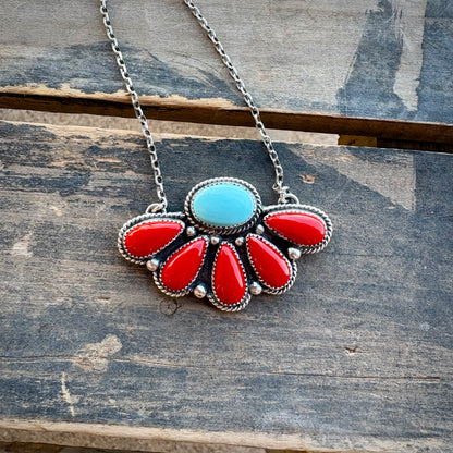 Flower Cluster Necklace