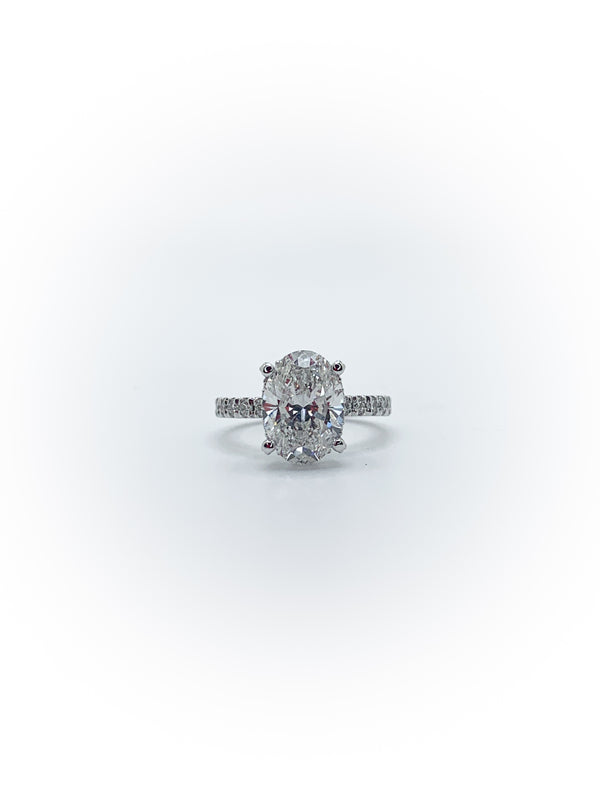 Size 6.5 Oval Engagement Ring