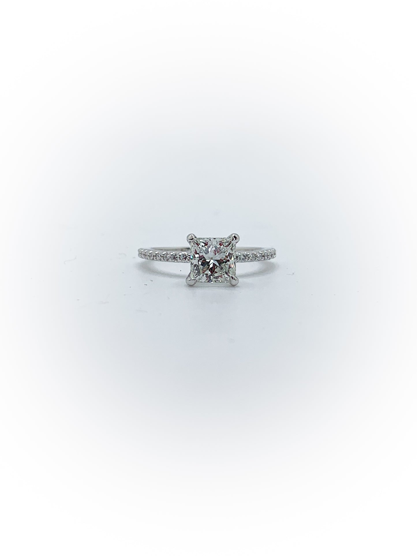 Women's Traditional Accented Engagement Ring (Custom Order)