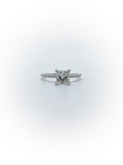 Women's Traditional Accented Engagement Ring (Custom Order)