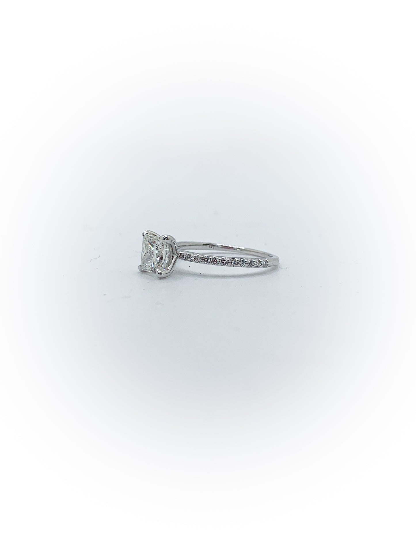 Women's Traditional Accented Engagement Ring (Custom Order)