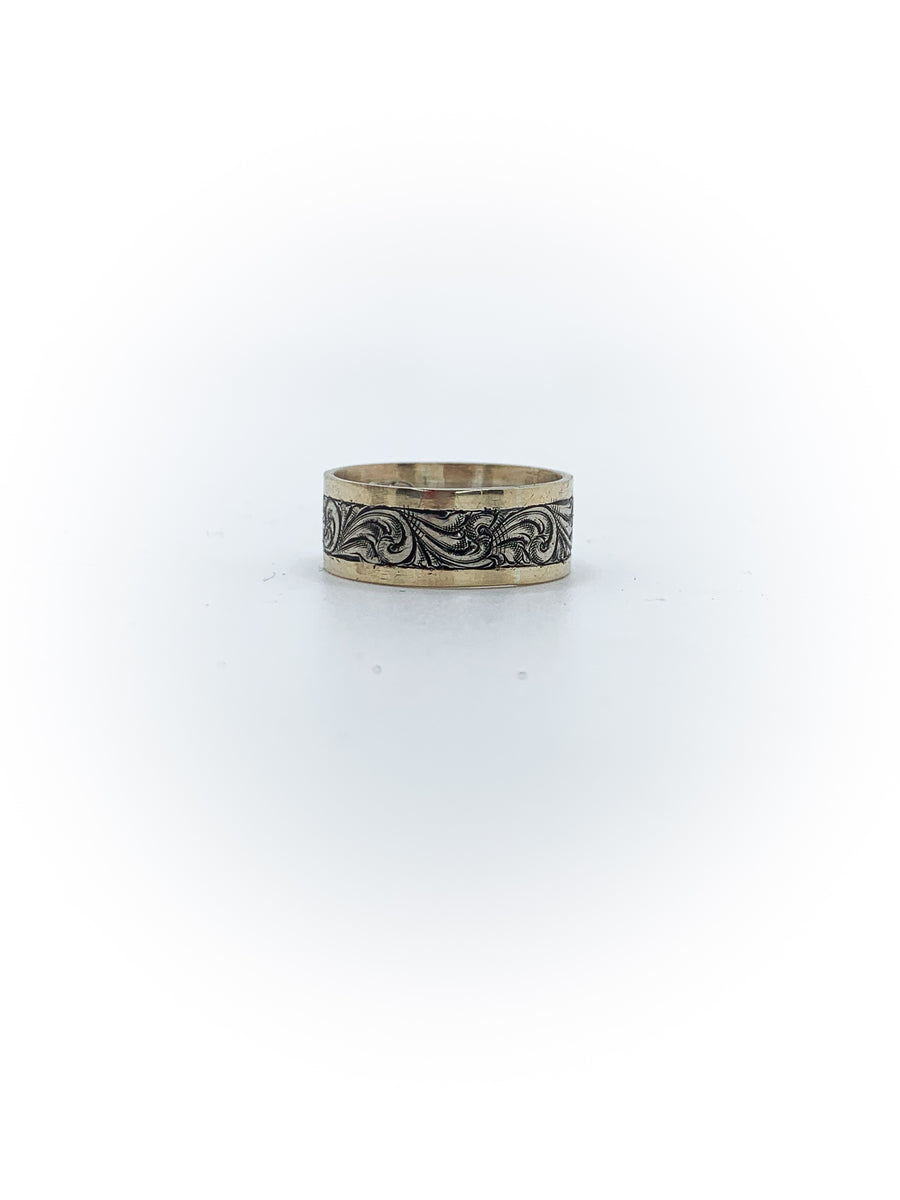 Size 9.5 Two Tone Men’s Wedding Band