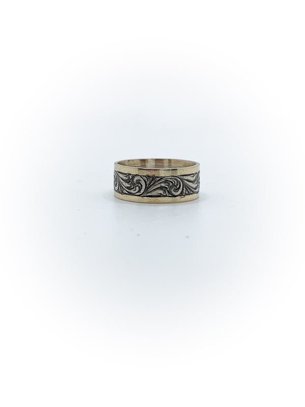 Size 9.5 Two Tone Men’s Wedding Band