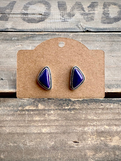 Purple Mohave Dainty Earrings