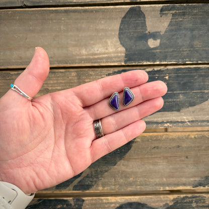 Purple Mohave Dainty Earrings