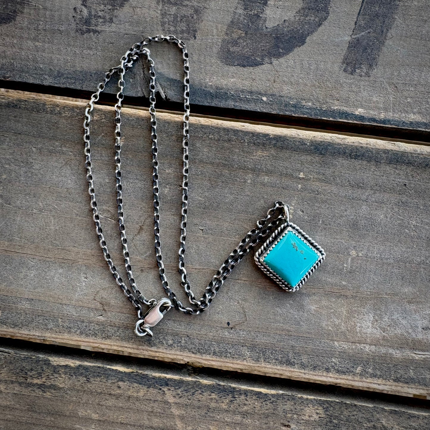 Kingman Square Necklace