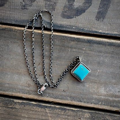 Kingman Square Necklace