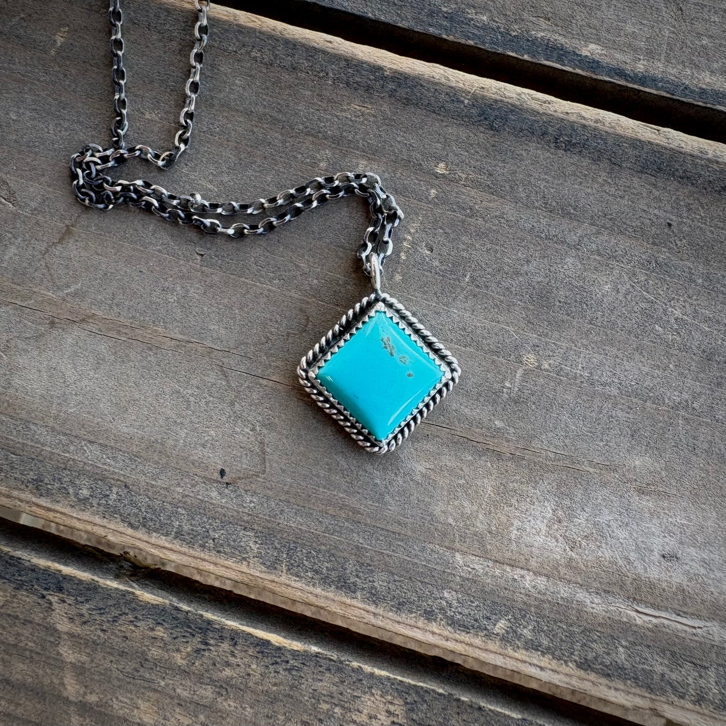 Kingman Square Necklace