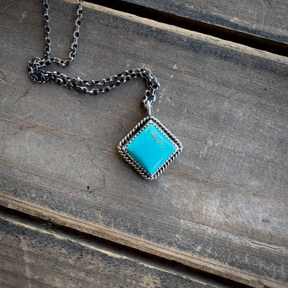 Kingman Square Necklace