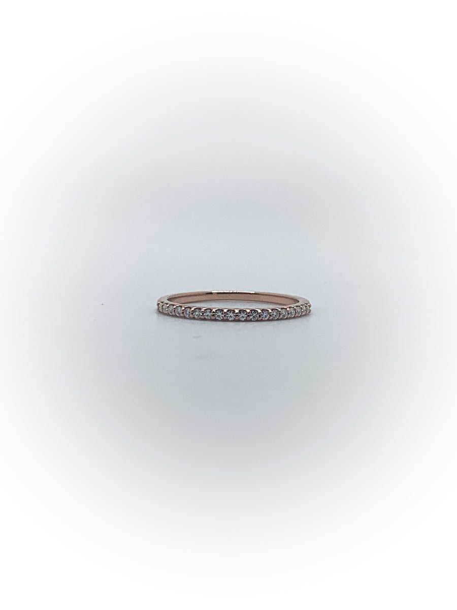 Diamond Accented Wedding Band (Custom Order)