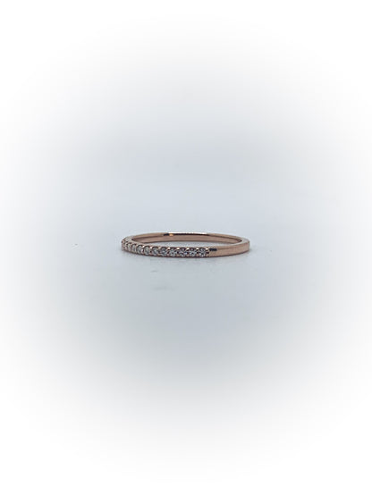 Diamond Accented Wedding Band (Custom Order)