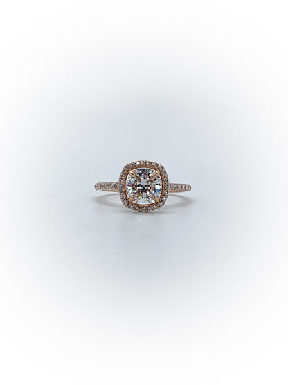 Traditional Halo Engagement Ring ( Custom Order Spot)