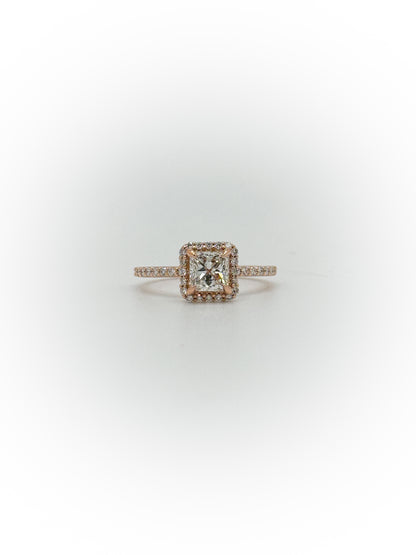 Traditional Halo Engagement Ring ( Custom Order Spot)