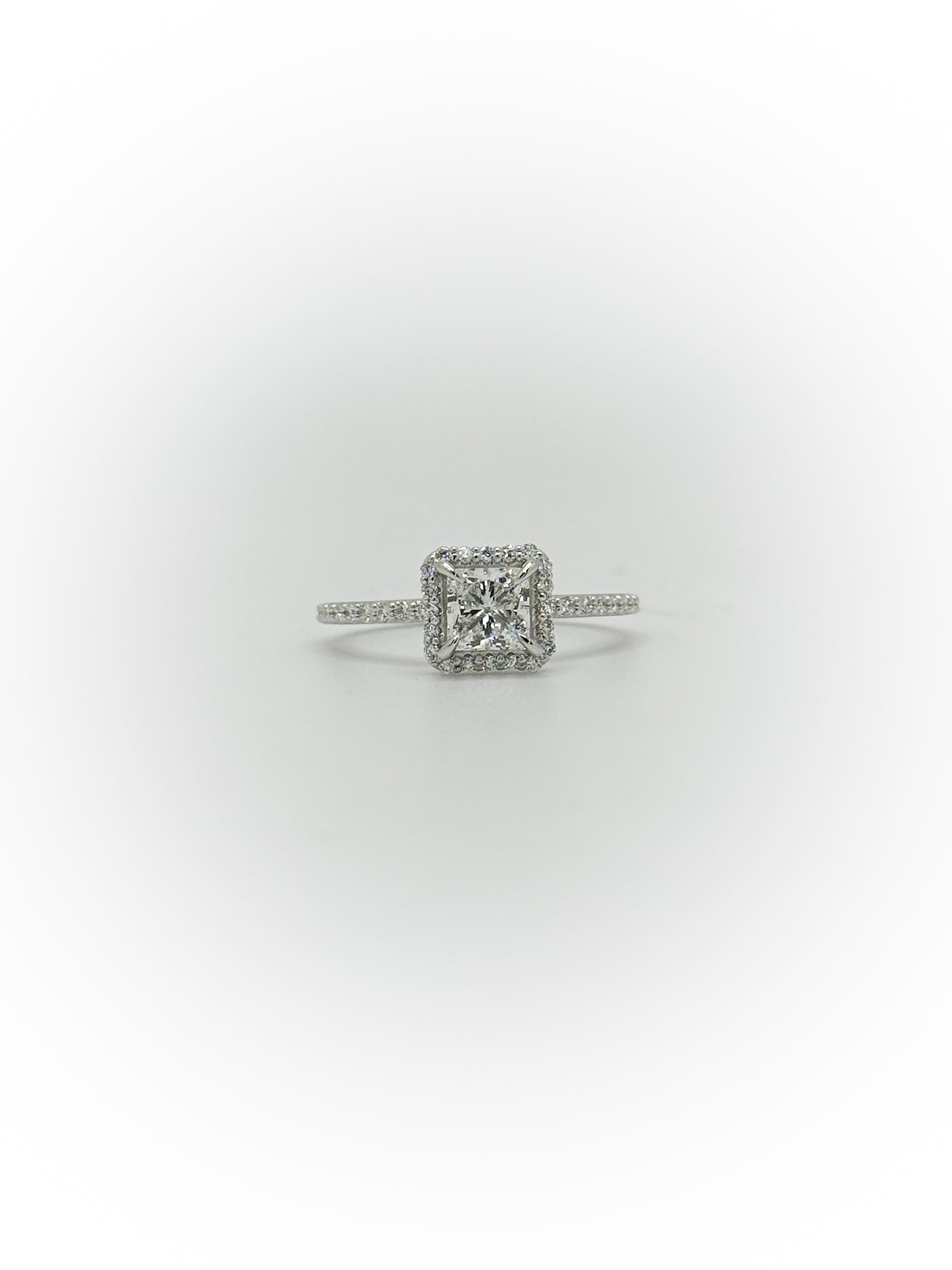 Traditional Halo Engagement Ring ( Custom Order Spot)