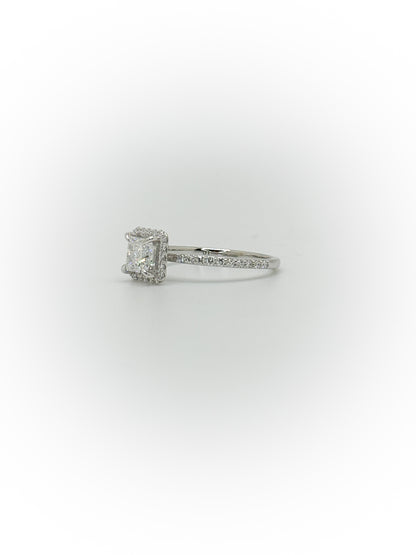 Traditional Halo Engagement Ring ( Custom Order Spot)