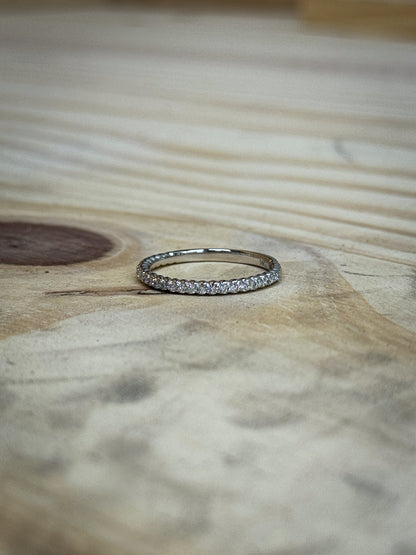 Diamond Accented Wedding Band (Custom Order)